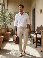 Pantalon en Lin Solenne