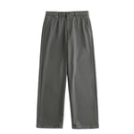 Pantalon de costume droit décontracté pour hommes, nouvelle mode d'été 2025, pour les déplacements professionnels, le travail, pantalon de costume pour hommes