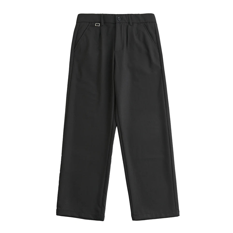 Pantalon de costume droit décontracté pour hommes, nouvelle mode d'été 2025, pour les déplacements professionnels, le travail, pantalon de costume pour hommes